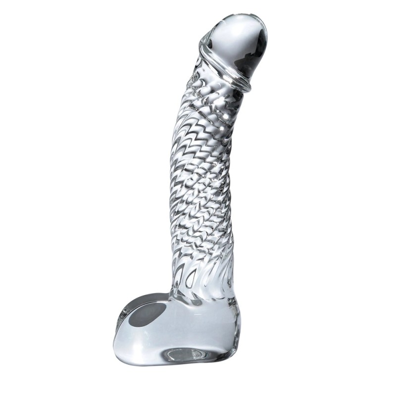 Icicles - Realistyczne Zakrzywione Szklane Dildo